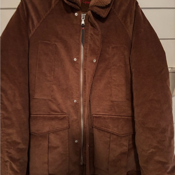 Robert Graham Brown Corduroy Ranch Chore Jacket Men’s Size XL New with Tag - Picture 8 of 16